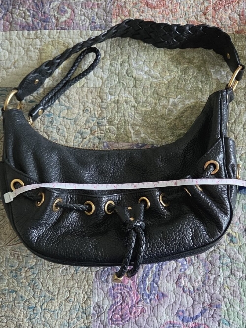 Black Drawstring Shoulder Bag & Gray Leather Tote - Set of Two Michael Kors Bags - Picture 14 of 15
